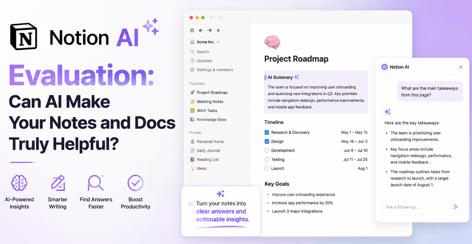 Notion AI Evaluation: Can AI Make Your Notes and Docs Truly Helpful?